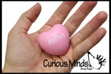 Mini Conversation Heart Stress Balls - Unique Valentines Day Cards for Kids