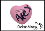 Mini Conversation Heart Stress Balls - Unique Valentines Day Cards for Kids