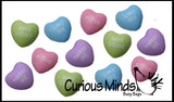 Mini Conversation Heart Stress Balls - Unique Valentines Day Cards for Kids