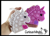Unicorn Valentines Day Bubble Popper Fidget Toy - Fun Party Favor Toy - Heart Love