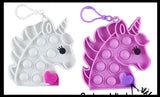 Unicorn Valentines Day Bubble Popper Fidget Toy - Fun Party Favor Toy - Heart Love