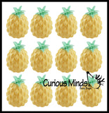Pineapple Fruit Water Bead Filled Squeeze Stress Ball  -  Sensory, Stress, Fidget Toy