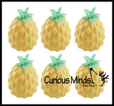 Pineapple Fruit Water Bead Filled Squeeze Stress Ball  -  Sensory, Stress, Fidget Toy