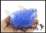 CLEARANCE - SALE - Shark Water Bead Filled Squeeze Stress Ball  -  Sensory, Stress, Fidget Toy