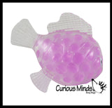 Fish Water Bead Filled Squeeze Stress Ball  -  Sensory, Stress, Fidget Toy