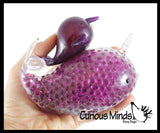 Mommy and Babies Narwhal Family Set - Water Bead Filled Squeeze Stress Ball  -  Sensory, Stress, Fidget Toy