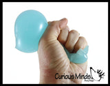4 Different Water Trick Snakes - Filled with Glitter, Confetti, Glow in the Dark, and Pearl - Stress Toy - Slippery Tricky Wiggly Wiggler Tube - Squishy Wiggler Sensory Fidget Ball