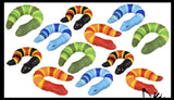 Large Articulated Snake Wiggle Fidget Jointed Moving Creature Toy - Unique