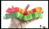 Large Articulated Snake Wiggle Fidget Jointed Moving Creature Toy - Unique