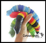 Large Articulated Snake Wiggle Fidget Jointed Moving Creature Toy - Unique