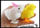 LAST CHANCE - LIMITED STOCK - Wind-Up Walking Chicks and Bunnies - Animals that Hops Across the Floor - Easter - Toy Gift - Party Favor