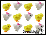 LAST CHANCE - LIMITED STOCK - Wind-Up Walking Chicks and Bunnies - Animals that Hops Across the Floor - Easter - Toy Gift - Party Favor