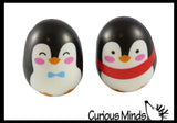 Wobble Penguin Toy - Fun Desk Fidget - Poke to Make it Move - Cute Penguins - Winter Christmas Toy Gift