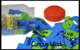LAST CHANCE - LIMITED STOCK - - SALE - Word Family Tiles in a Jar - Blends, Digraphs, Consonants and ending sounds - Language Arts Teacher Supply