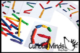 Busy Bag:  Learn Letters and Numbers with Worms!