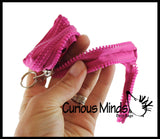 LAST CHANCE - LIMITED STOCK  - SALE - Zipper Pouch Change Purse Fidget with Functional Zippers -  Sensory Fidget Toy