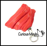 LAST CHANCE - LIMITED STOCK  - SALE - Zipper Pouch Change Purse Fidget with Functional Zippers -  Sensory Fidget Toy