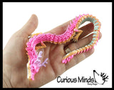 NEW - 3D Printed Large 12" Dragon Wiggle Articulated Jointed Moving Fidget Toy - Unique Sensory