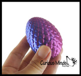 NEW - Mini 3D Printed Dragon in Egg Wiggle Articulated Jointed Moving Fidget Toy - Unique Sensory Toy Mini Assorted Animals