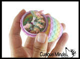 NEW - Mini 3D Printed Dragon in Egg Wiggle Articulated Jointed Moving Fidget Toy - Unique Sensory Toy Mini Assorted Animals
