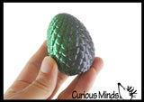 NEW - Mini 3D Printed Dragon in Egg Wiggle Articulated Jointed Moving Fidget Toy - Unique Sensory Toy Mini Assorted Animals