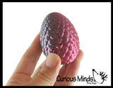 NEW - Mini 3D Printed Dragon in Egg Wiggle Articulated Jointed Moving Fidget Toy - Unique Sensory Toy Mini Assorted Animals