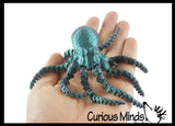3D Printed Octopus Wiggle Articulated Jointed Moving Fidget Toy - Unique Sensory Toy