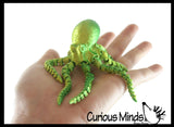 3D Printed Octopus Wiggle Articulated Jointed Moving Fidget Toy - Unique Sensory Toy