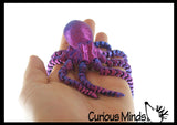 3D Printed Octopus Wiggle Articulated Jointed Moving Fidget Toy - Unique Sensory Toy