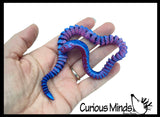 NEW - 3D Printed Large 10" Cobra Snake Wiggle Articulated Jointed Moving Fidget Toy - Unique Sensory