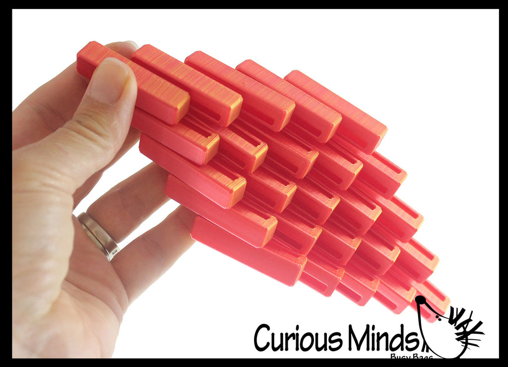 NEW - 3D Printed Shape Shifting Pixel Cube - Sliding Transforming Fidget Toy