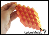 NEW - 3D Printed Shape Shifting Pixel Cube - Sliding Transforming Fidget Toy