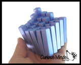 NEW - 3D Printed Shape Shifting Pixel Cube - Sliding Transforming Fidget Toy