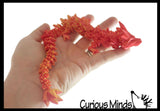 NEW - 3D Printed Large 12" Dragon In Box Wiggle Articulated Jointed Moving Fidget Toy - Unique Sensory