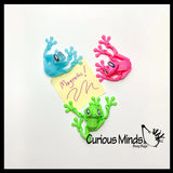 3D Printed Frog Magnet - Tree Frog Articulated Cute Magnetic Fidget