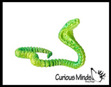 NEW - 3D Printed Large 10" Cobra Snake Wiggle Articulated Jointed Moving Fidget Toy - Unique Sensory