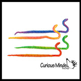 NEW - 3D Printed Large 10" Cobra Snake Wiggle Articulated Jointed Moving Fidget Toy - Unique Sensory