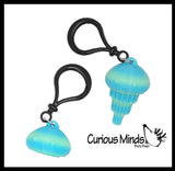 NEW - Jellyfish 3D Printed Animals Fidget - Wiggle Articulated Jointed Moving Toy on Clip