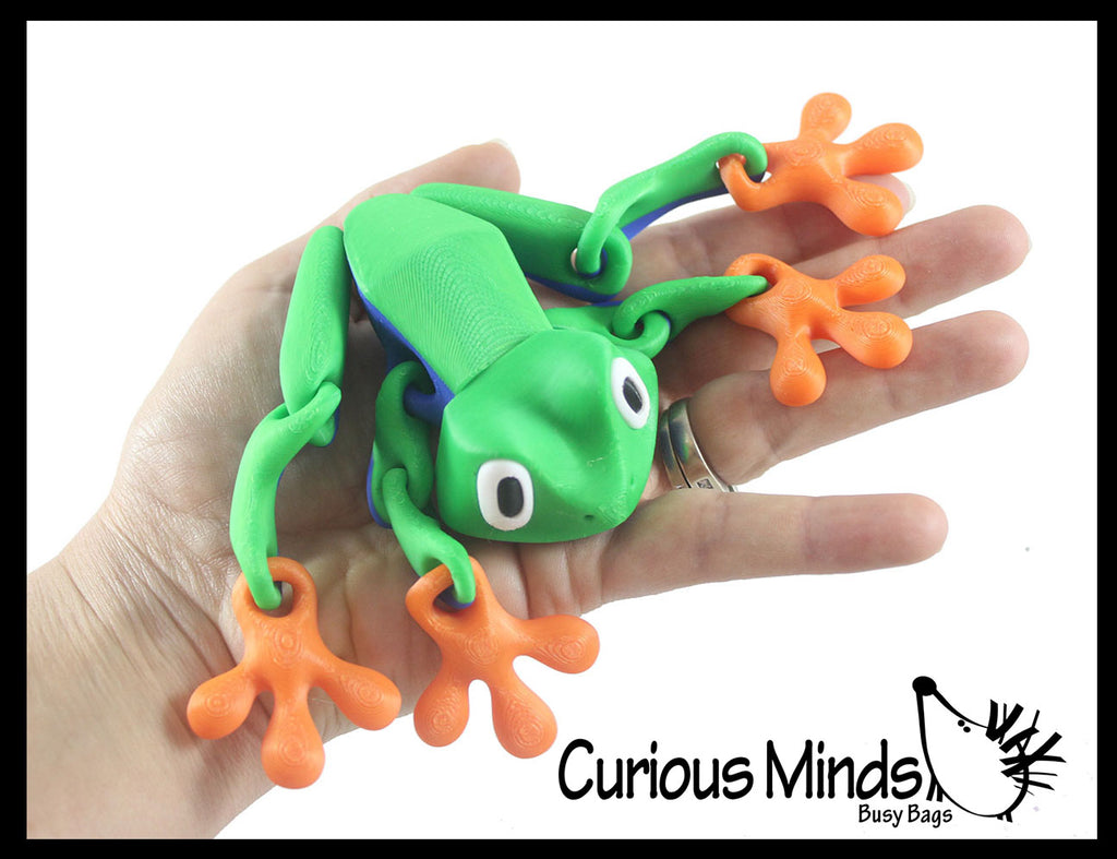 3D Printed Jumbo Frog Magnet - Tree Frog Articulated