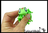 3D Printed Frog Magnet - Tree Frog Articulated Cute Magnetic Fidget