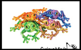 NEW - 3D Printed Large Frog in Box Fidget - Wiggle Articulated Jointed Moving Toy