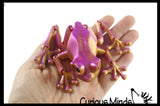 NEW - 3D Printed Large Frog in Box Fidget - Wiggle Articulated Jointed Moving Toy