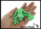 3D Printed Frog Magnet - Tree Frog Articulated Cute Magnetic Fidget