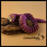 NEW - 3D Printed Large 12" Snake Wiggle Articulated Jointed Moving Fidget Toy - Unique Sensory