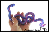 NEW - 3D Printed Long 24"Snake Fidget - Wiggle Articulated Jointed Moving Twisted Tangled Reptile Toy