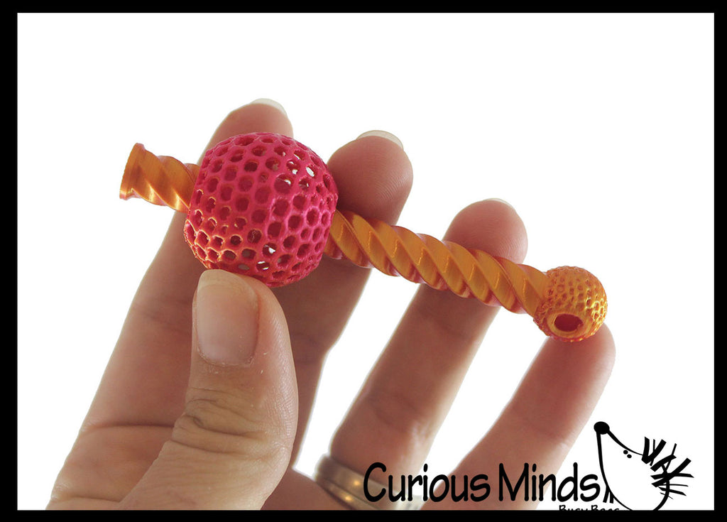 NEW - 3D Printed Ball Spinning Tip Back and Forth Fidget Toy