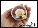 NEW - 3D Printed Turtle in Egg Wiggle Articulated Jointed Moving Fidget Toy - Unique Sensory Toy Mini Assorted Animals