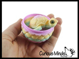 NEW - 3D Printed Turtle in Egg Wiggle Articulated Jointed Moving Fidget Toy - Unique Sensory Toy Mini Assorted Animals