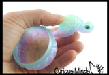 NEW - 3D Printed Turtle in Egg Wiggle Articulated Jointed Moving Fidget Toy - Unique Sensory Toy Mini Assorted Animals