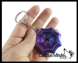 NEW - 3D Magic Maze Telescoping Fidget Toy Keychain - Auditory Fun Shifting Tunnel Puzzle 3D Fidget - Nesting Nested Telescopic
